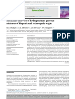 Membrane Recovery of Hydrogen From Gaseous Mixtures of Biogenic and Technogenic Origin