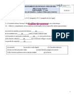 Ficha de Trabalho - O Cavaleiro Da Dinamarca - de Florença A Génova (p.32 A 34)