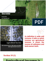 Unit 1 Agricultural Income