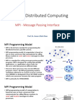 Parallel & Distributed Computing: MPI - Message Passing Interface