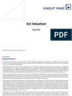 Eni Valuation: Strictly Private & Confidential