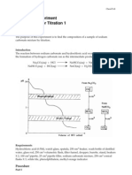 Double Titration