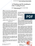 Automation of Masking and De-Masking in Powder Coating Process