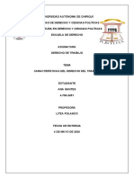 Caracteristicas Del Derecho de Trabajo