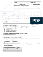 1st Term Test 2021 (Year One)