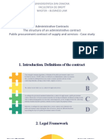 Prezentare Proiect PPT Studiu de Caz Contract Administrativ