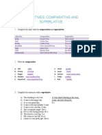 Adjectives: Comparative and Superlative