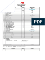 Technical Specification 2500kva Transformer ABB: EVN: Efficiency 99,42%@50% Loading and Power Factor 1