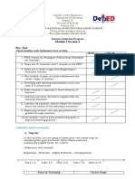 Module I Session 4 Pre-Test: Balagtas National Agricultural High School