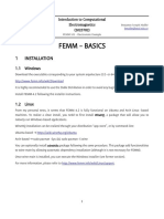 Femm - Basics: 1 Installation