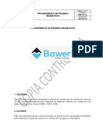 PMO-PR-12, PROCEDIMIENTO DE PRUEBAS NEUMATICAS Pads de Refuerzo