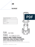 MANUAL Vertical - Multi Stage - Jockey - Pump FMF 03 313 PVM - Series