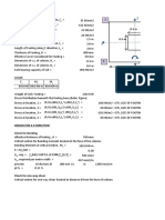 Design For X-X Direction Check For Bending: CK y S C