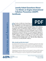 Frequently Asked Questions About How To Obtain An Engine International Air Pollution Prevention (EIAPP) Certificate