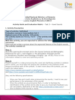 Activity Guide and Evaluation Rubric - Unit 1 - Task 3 - Vowel Sounds