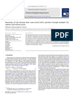 Reactivity of Cao