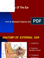 Anatomy of The Ear: Prof. Dr. Mohamed Talaat EL - Ghonemy