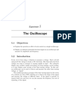 5 The Oscilloscope: Experiment