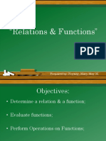 MATH 101 M-Relations Functions