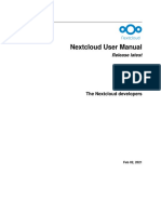 Nextcloud Manual