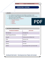 Material Operating Costing: Suitable For: o Transport Companies o Hospitals o Theatres o Schools Etc