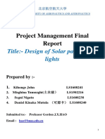 Project Management Final Report Title de