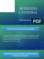 Búsqueda Catastral