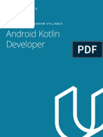 Android Kotlin Developer: Nanodegree Program Syllabus