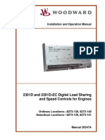 Woodward - IOM - 2301D and 2301D-EC Digital Load Sharing and