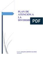 Plan de Atención A La Diversidad