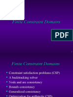 Finite Constraint Domains