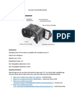 Cynoculars Virtual Reality Headset Manual