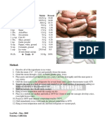 Vienna Sausage: U.S. Ingredient Metric Percent