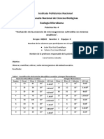 Práctica No. 4 "Evaluación de La Presencia de Microorganismos Cultivables en Sistemas Acuáticos".