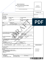 Long-Stay Visa Application Form: French Republic