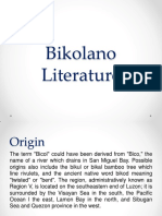 Bikolano Literature