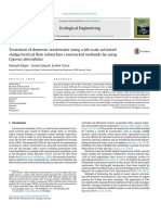 Treatment of Domestic Wastewater Using A Lab-Scale Activated Sludge