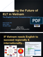 Influencing The Future of ELT in Vietnam: The English Teacher Competencies Framework