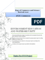 FYJC Evs - Project Writing Guideline