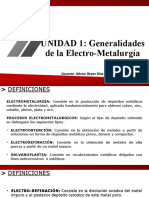 Electrometalurgia-Unidad 1