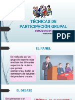 TÉCNICAS DE PARTICIPACIÓN GRUPAL - Clase 2