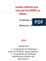 Les Garanties Offertes Aux Investisseurs Par Les MARC