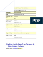 Management Accounting Revision