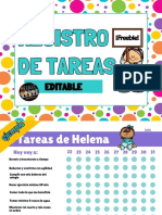 Registro de Tareas