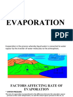 EVAPORATION