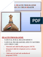 National Health Programme Related To CHN