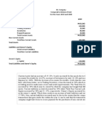 Activity 4.1 JKL Company Horizontal Analysis