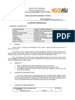 Activity Proposal: Local Government Unit of Pili Gender and Development Office