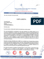 Carta Abierta A Coopeservidores Ante La No Entrega de Excedentes A Sus Asociados