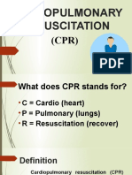 Cardiopulmonary Resuscitation